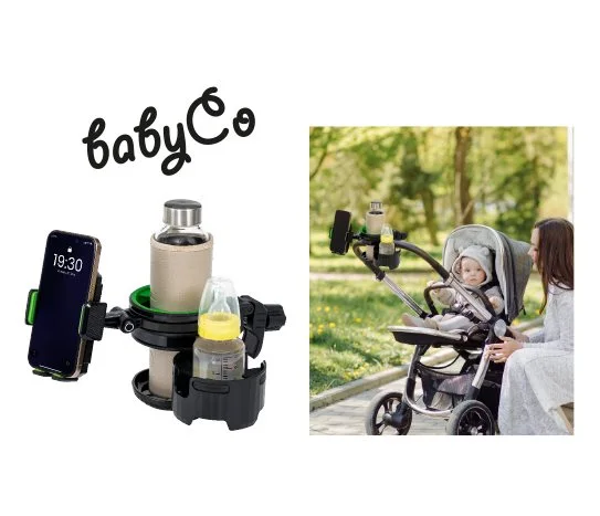 Babyco Bebek Arabasi Bardak + Telefon Tutucu