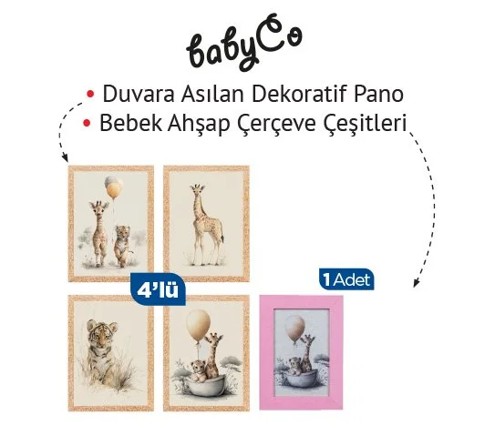 Babyco Bebek Dekoratif Karma Ürünler