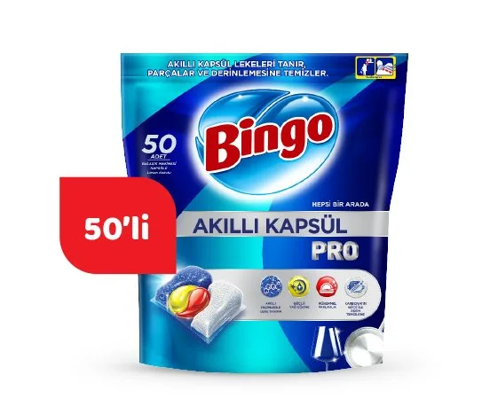 Bingo Pro Bulaşık Makinesi Kapsül