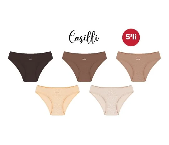 Casıllı Baskılı Slip Kadın