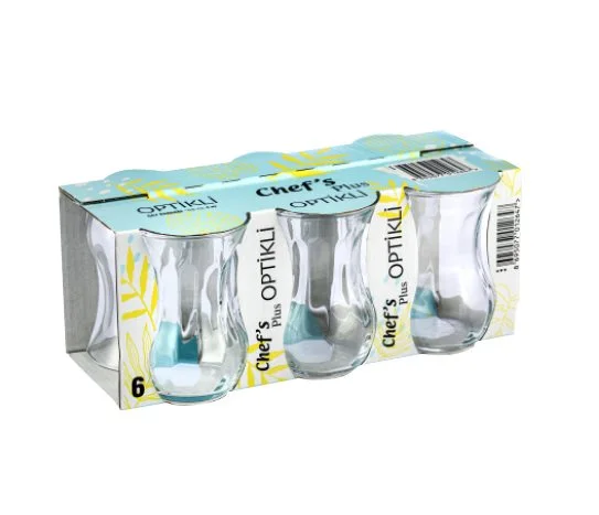 Chef Plus Çay Bardağı Optikli 6’lı