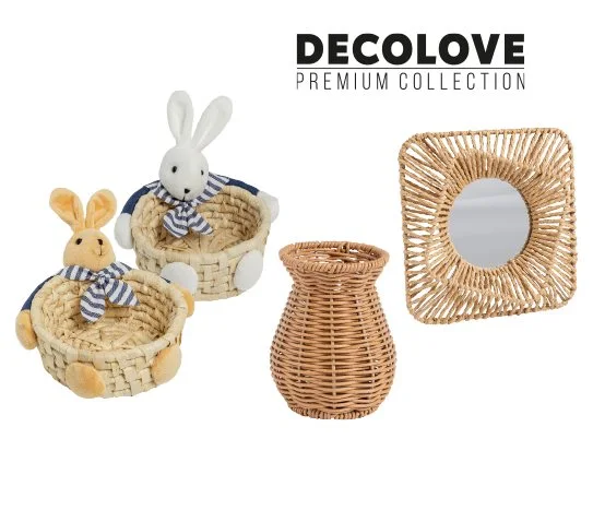 Decolove Dekoratif Hasır Ürün Çeşitleri