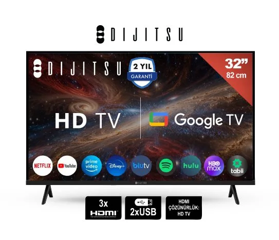 Dijitsu 32 İnç Hd Google Tv Dg27000