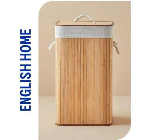 English Home Bambu Dikdörtgen Çamaşır Sepeti