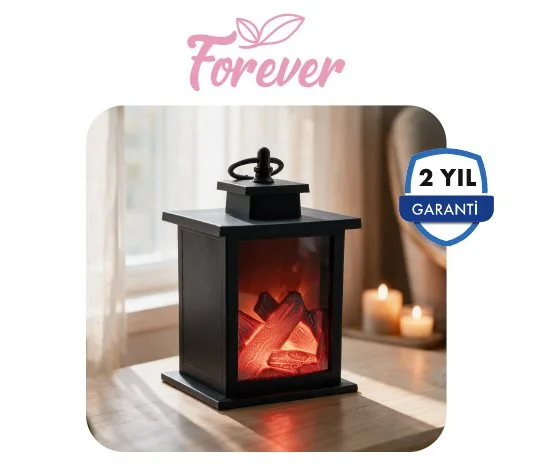 Forever Alevli Şömine Lambası