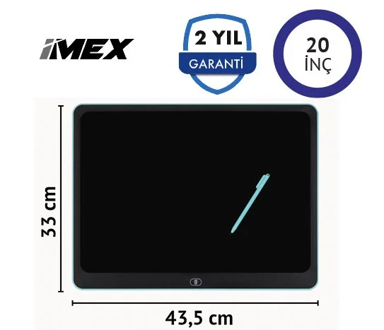İmex Lcd Yazı Tahtası Büyük Boy
