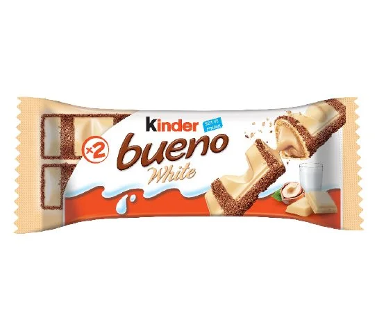 Kinder Bueno Fındık Kremalı Beyaz Çikolatalı Gofret