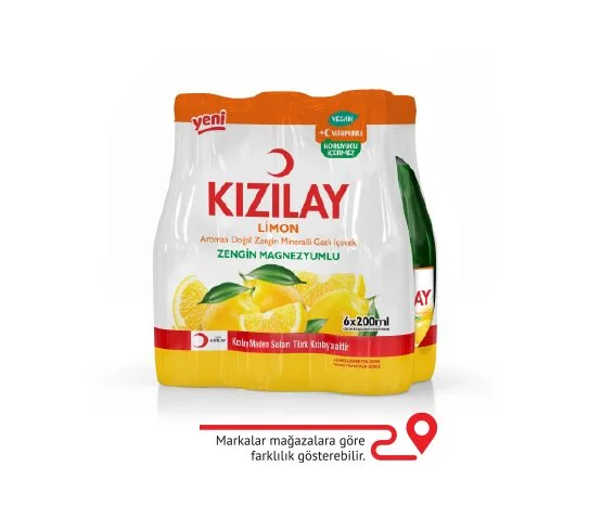 Kızılay Limon Aromalı C Vitaminli Maden Suyu