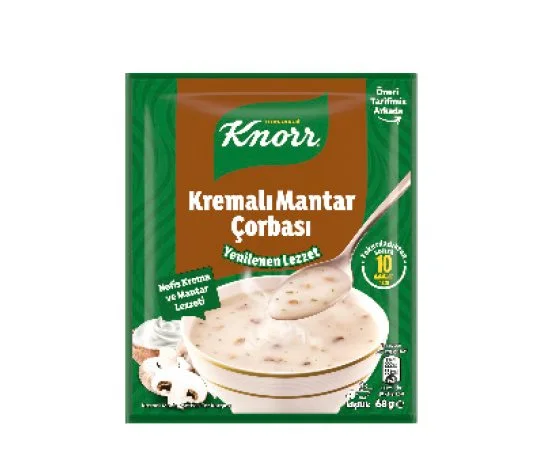 Knorr Kremalı Mantar Çorbası
