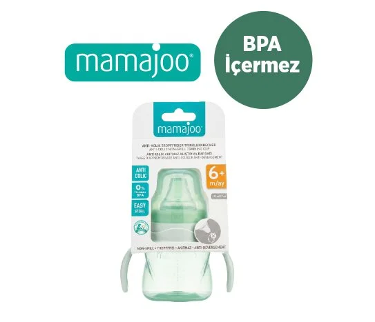 Mamajoo Antikolik Akıtmaz Alıştırma Bardağı ~160 ml