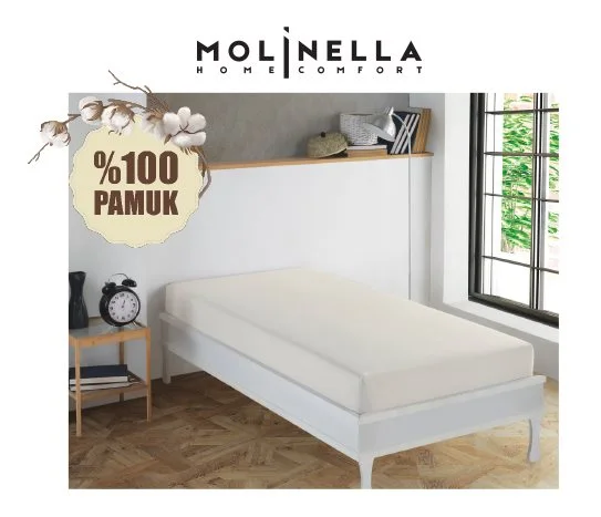 Molinella Tek Kişilik Lastikli Çarşaf ~100X200 Cm+25 Cm