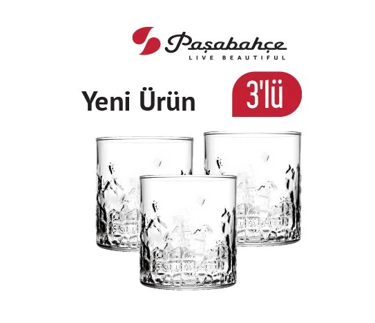 Paşabahçe Glacis Su Bardağı ~ 350 cc