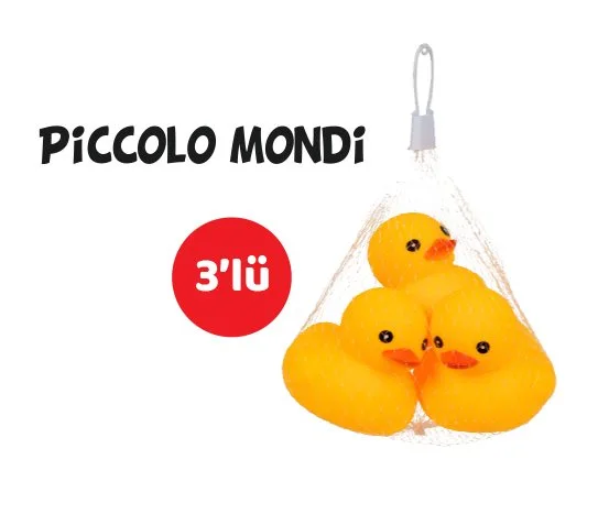 Pıccolo Mondı Sevimli Banyo Oyuncağı Ördek