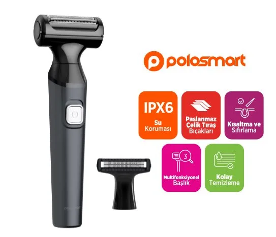 Polosmart Erkek Vücut Bakım Tıraş Makinesi