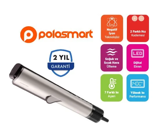 Polosmart Üflemeli Saç Düzleştirici
