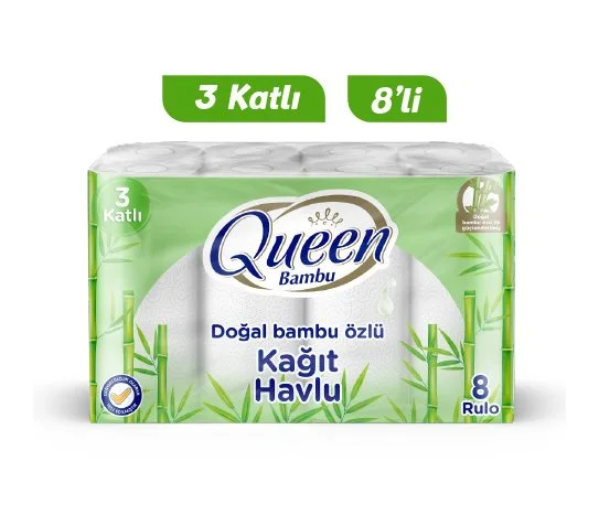 Queen Bambu Kağıt Havlu