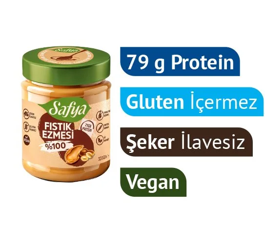 Safya %100 Fıstık Ezmesi