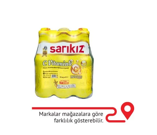 Sarıkız Limon Aromalı C Vitaminli Maden Suyu