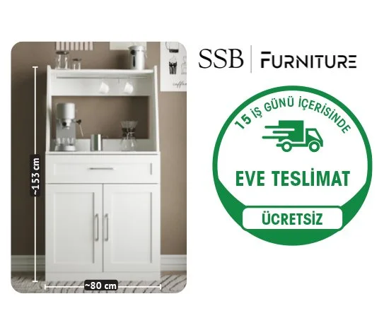 Ssb Furniture Lena Kahve Ünitesi