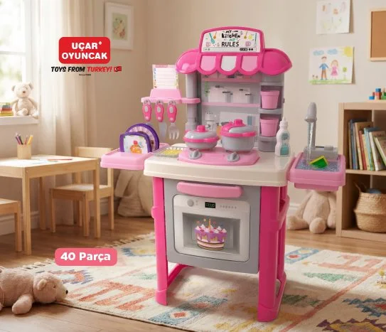 Uçar Oyuncak Oyuncak Mutfak Seti