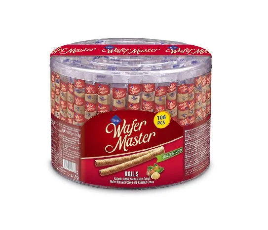Wafer Master Kakaolu Fındık Kremalı Rulo Gofret