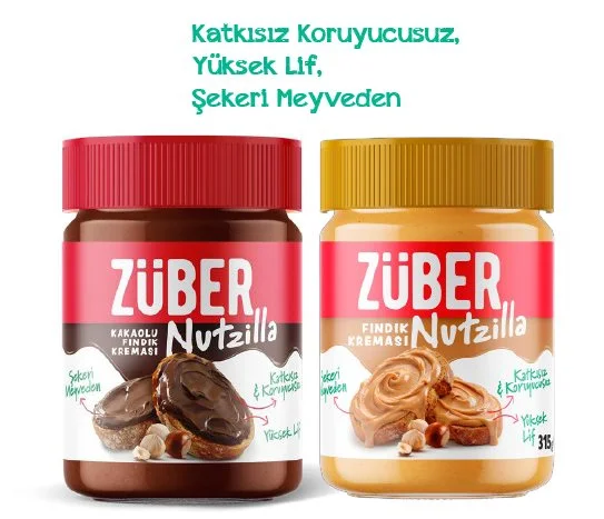 Züber Nutzılla Fındık Kreması Çeşitleri