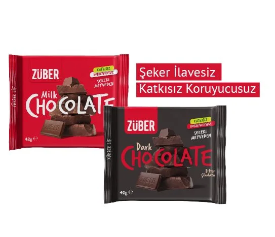 Züber Sütlü ve Bitter Çikolata Çeşitleri